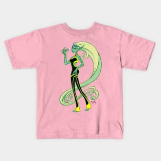 Eve Galactic Flower Maiden Kids T-Shirt